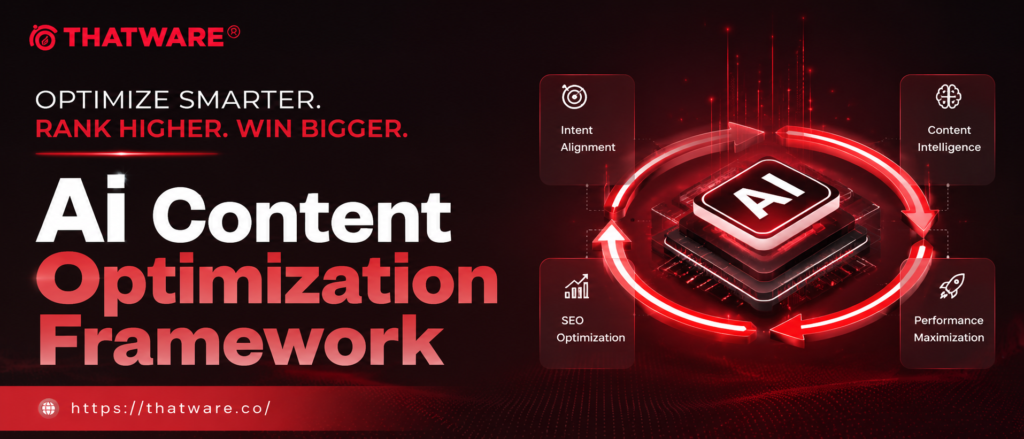 AI Content Optimization Framework: A 5-Step Strategy to Create High-Ranking Content with Thatware