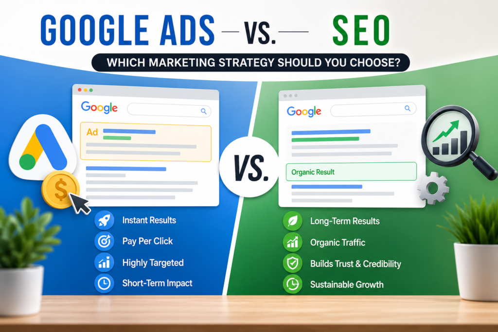 Google Ads vs. SEO: Which Marketing Strategy Is Best?