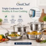 Triply Cookware for Healthy & Even Cooking | OmiChef
