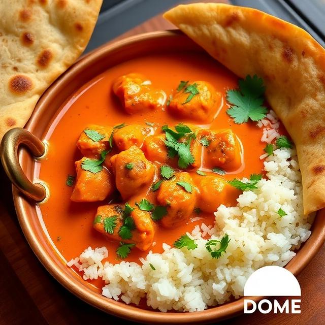 Tasty Butter Chicken at The Dome Restaurant in Islamabad