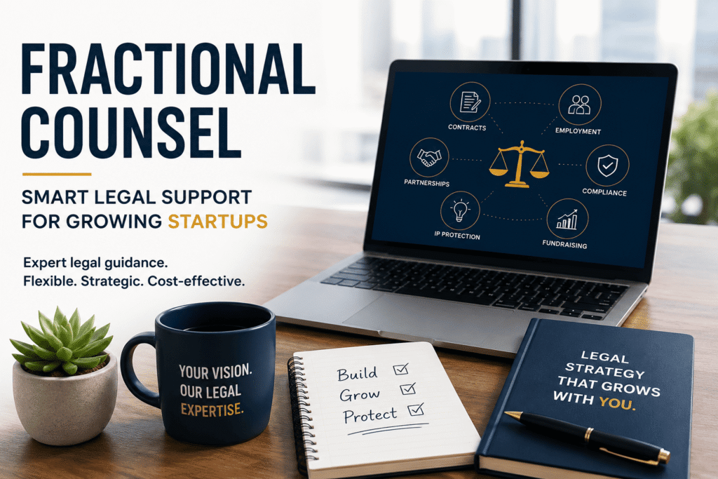 Fractional Counsel: The Smart Legal Advantage for Growing Startups