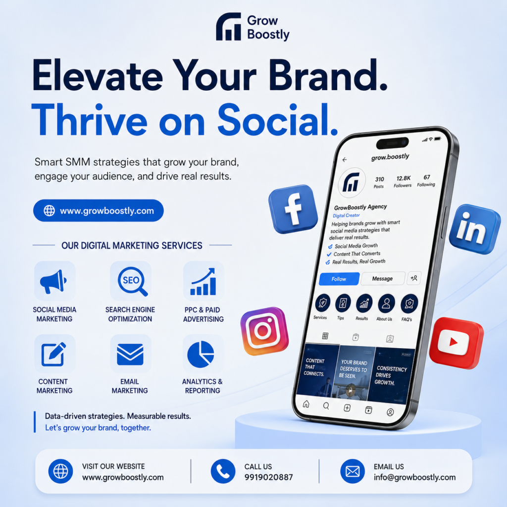 Grow Your Brand with Strategic Social Media Marketing | Best Digital Marketing Company in India