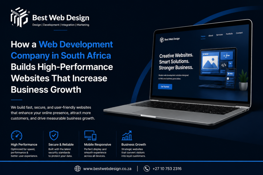 How a Web Development Company in South Africa Builds High-Performance Websites That Increase Business Growth