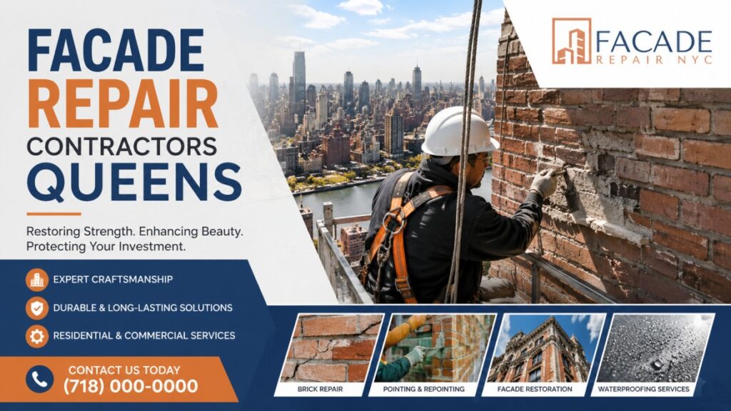 Facade Repair Contractors Queens: Professional Exterior Restoration for Stronger Buildings