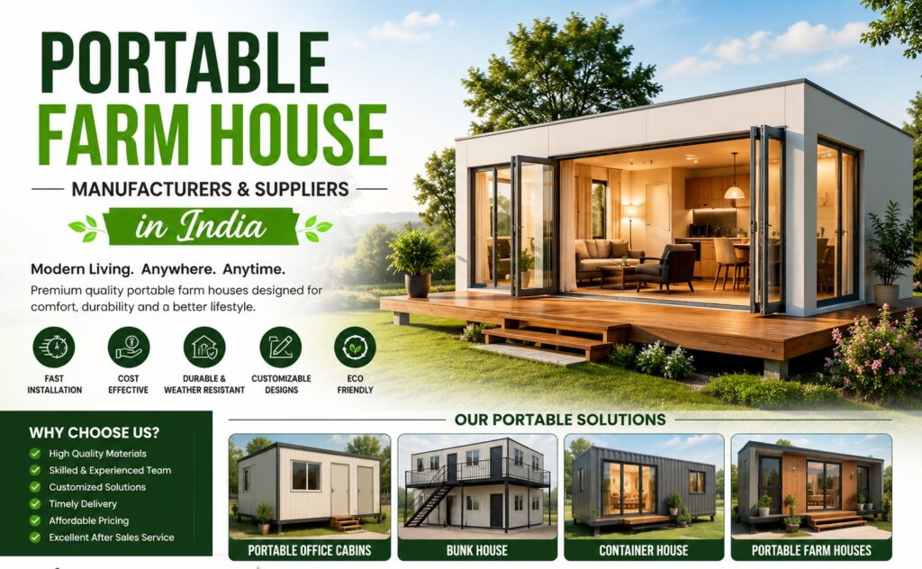 Portable Farm House Manufacturers & Suppliers in India