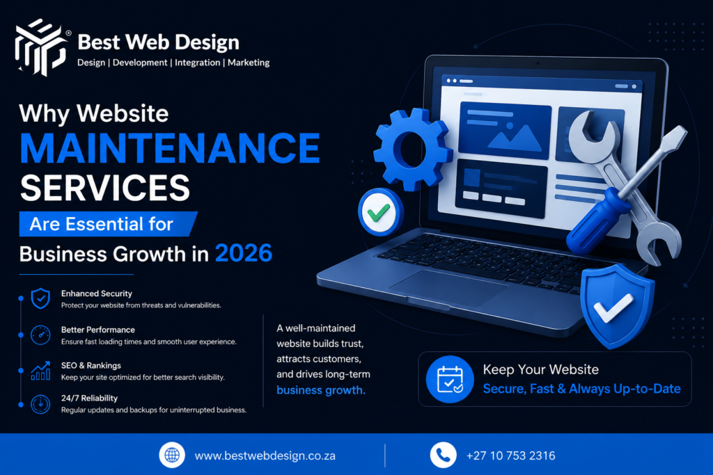 Why Website Maintenance Services Are Essential for Business Growth in 2026