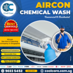 How long does an aircon chemical wash take?