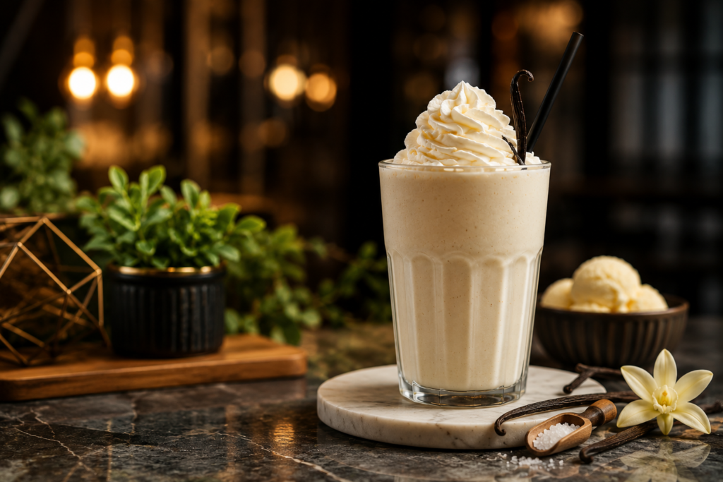 Amazing Vanilla Shake at The Dome Restaurant in Islamabad