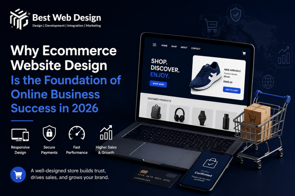 Why Ecommerce Website Design Is the Foundation of Online Business Success in 2026