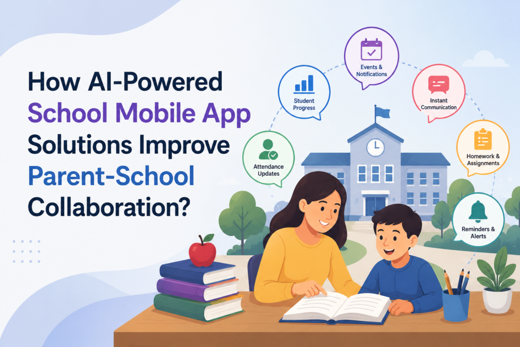 How AI-Powered School Mobile App Solutions Improve Parent-School Collaboration?