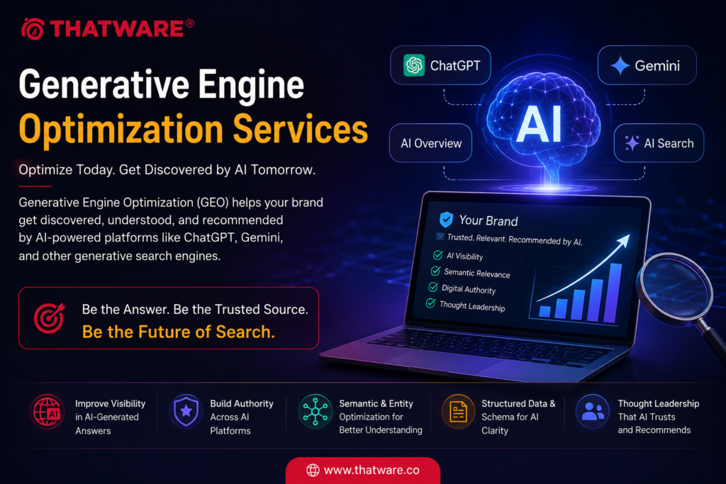 Generative Engine Optimization Services: Building AI Search Visibility for the Future