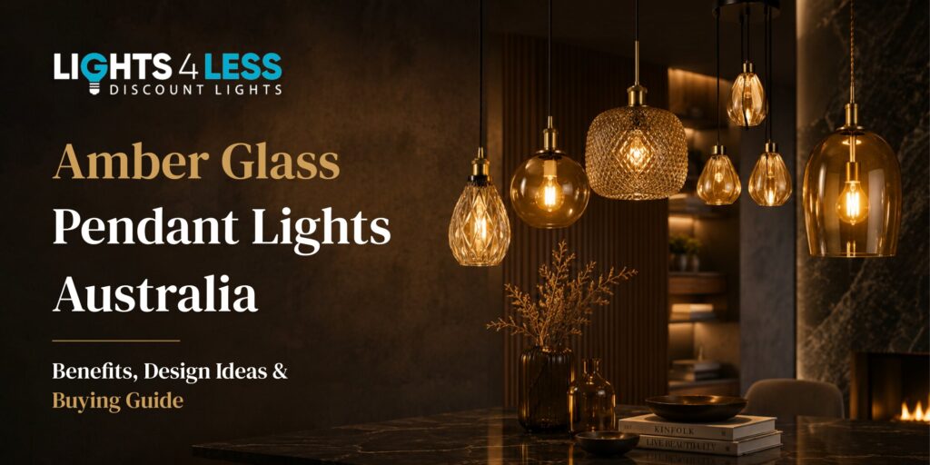 Amber Glass Pendant Lights Australia Light4less