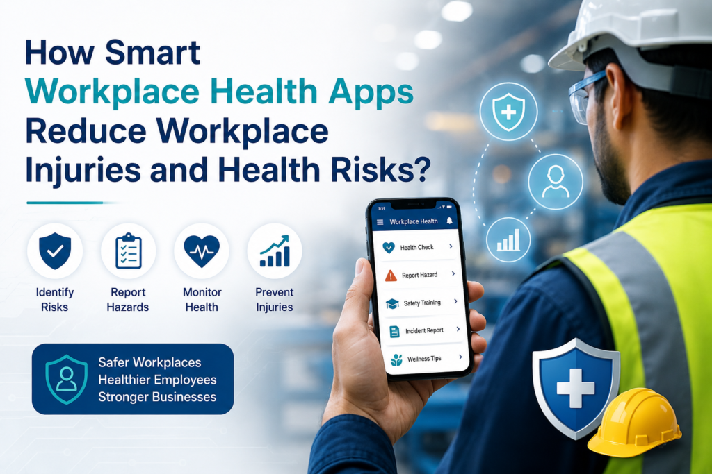 How Smart Workplace Health Apps Reduce Workplace Injuries and Health Risks?