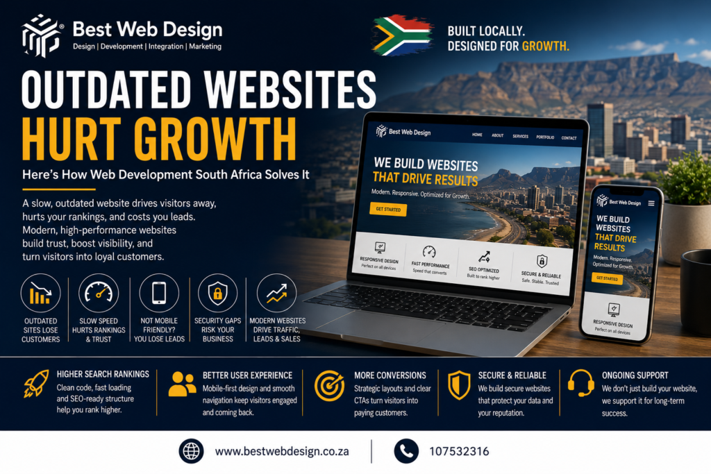 Outdated Websites Hurt Growth: Here’s How Web Development South Africa Solves It