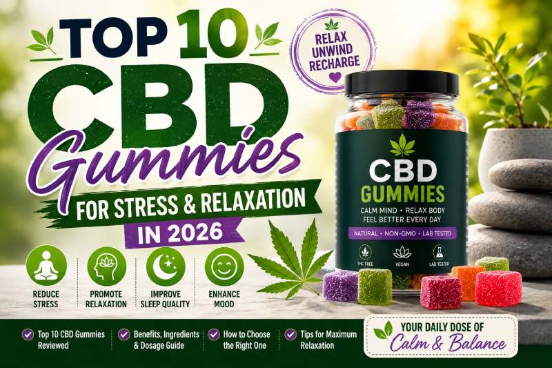 Top 10 CBD Gummies for Stress and Relaxation in 2026