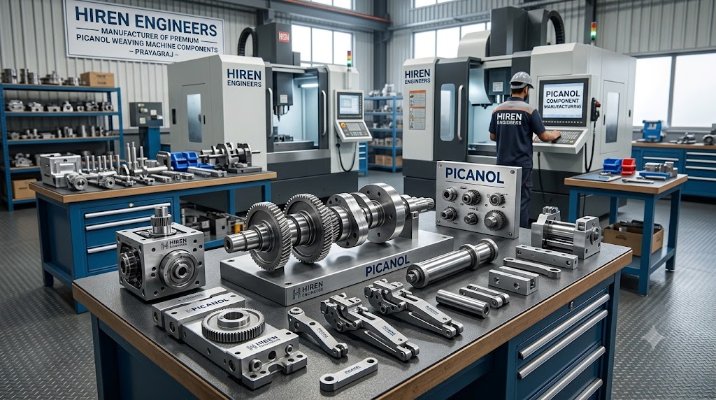 Textile Weaving Machine Components Picanol for Industrial Applications – Hiren Engineers