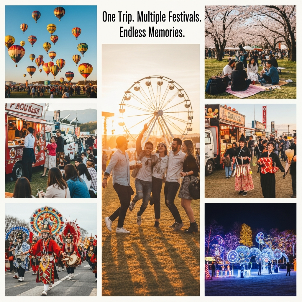 How to Travel Multiple Festivals in One Trip Like a Pro