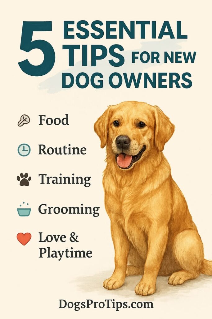 Tips for New Dog Owners to Start with Confidence Today