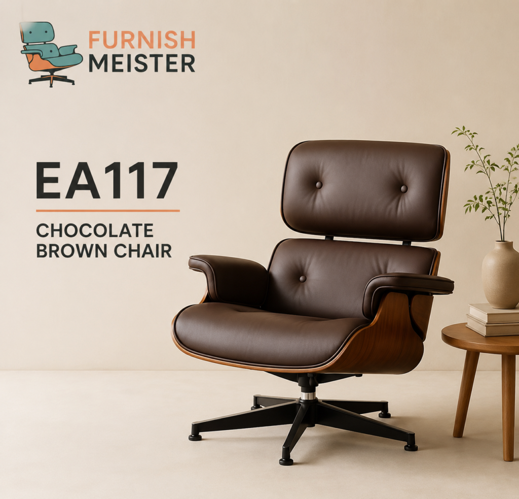 Why the EA117 Chocolate Brown Chair Is the Perfect Choice for a Modern Office