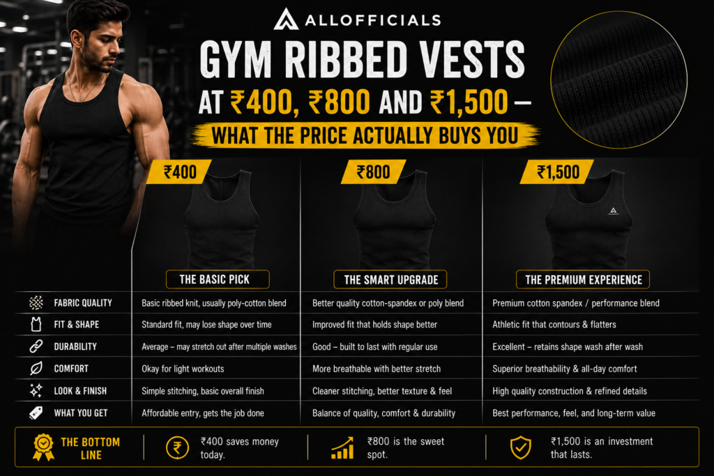 Four Gym Ribbed Vests Beat Eight Mediocre Gym Tops — The Case for Buying Less