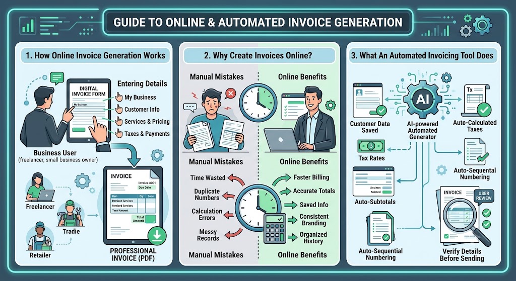 Invoice Generation Online and Automated Invoice Generator
