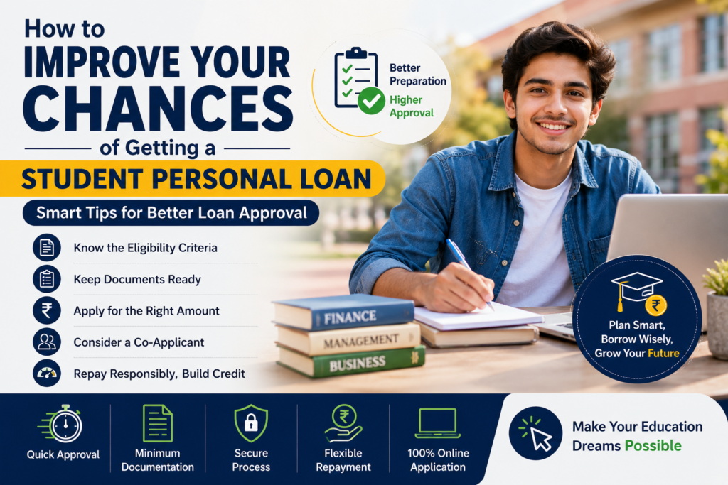 How to Improve Your Chances of Getting a Student Personal Loan