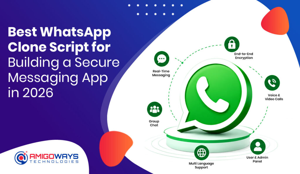 Best WhatsApp Clone Script for Building a Secure Messaging App in 2026 – Amigoways