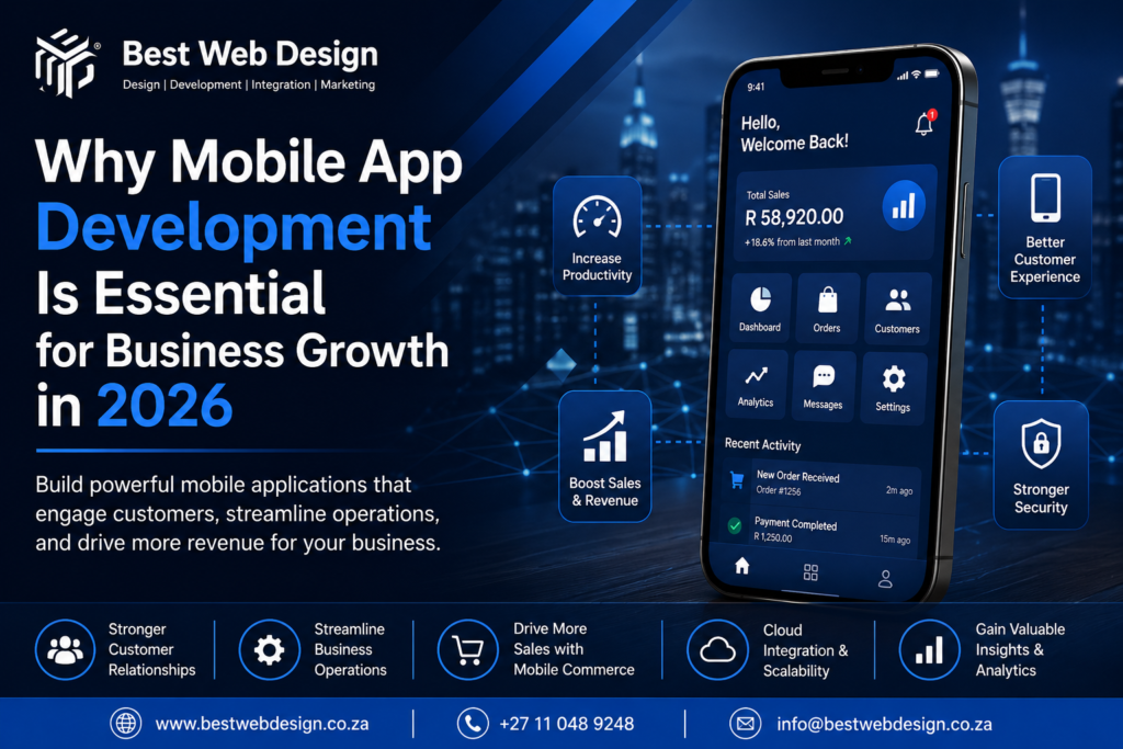 Why Mobile App Development Is Essential for Business Growth in 2026