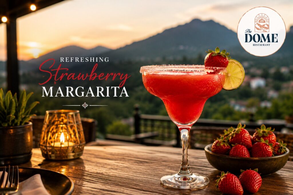 Refreshing Strawberry Margarita Restaurant in Islamabad