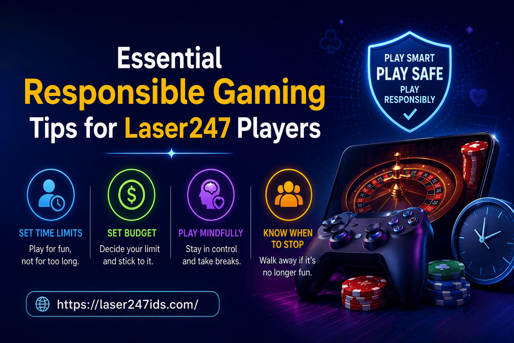 Essential Responsible Gaming Tips for Laser247 Players
