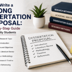 How to Write a Strong Dissertation Proposal: A Step-by-Step Guide for University Students