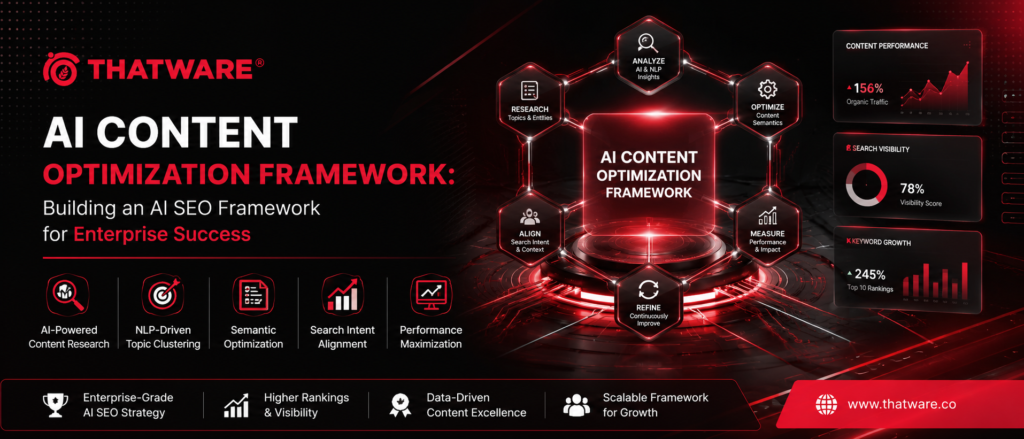 AI Content Optimization Framework: Building an AI SEO Framework for Enterprise Success
