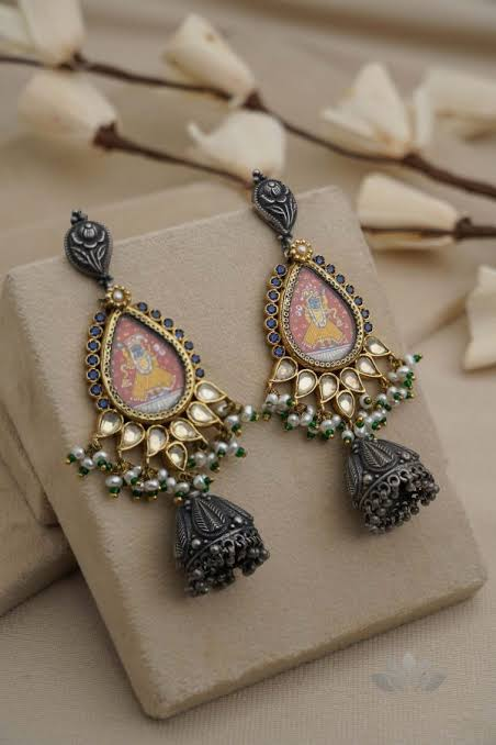 Discover Elegant Handpainted Earrings and Gold Plated Silver Earrings for Every Occasion
