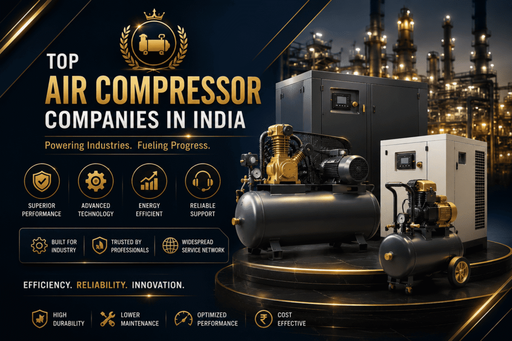 Top Air Compressor Companies in India for Industrial Excellence