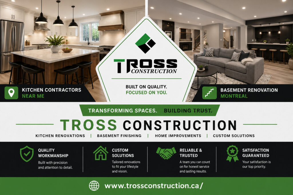 Why Combine Kitchen & Basement Renovation with Tross Construction?