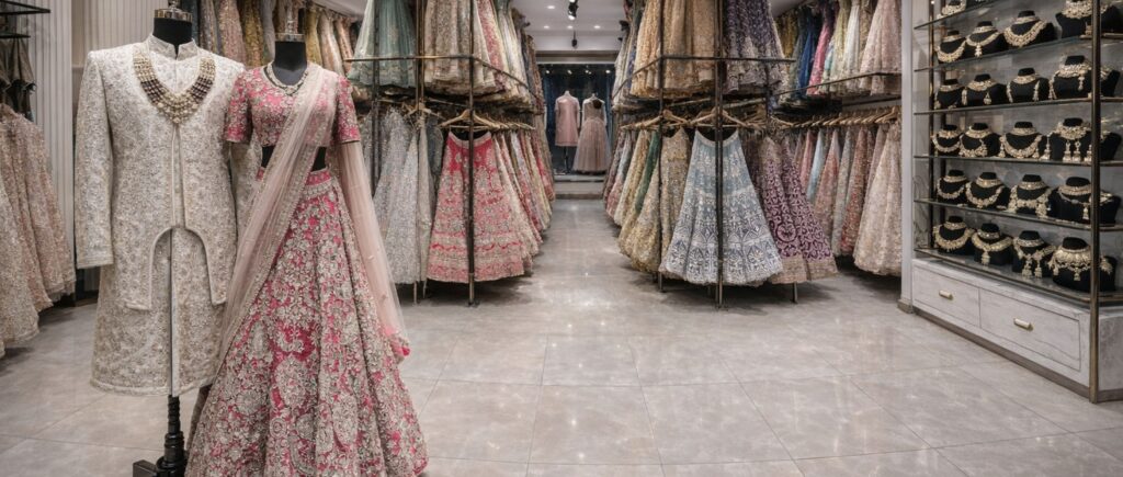 Why More Brides Are Choosing Clothes On Rent for Designer Bridal Lehengas?