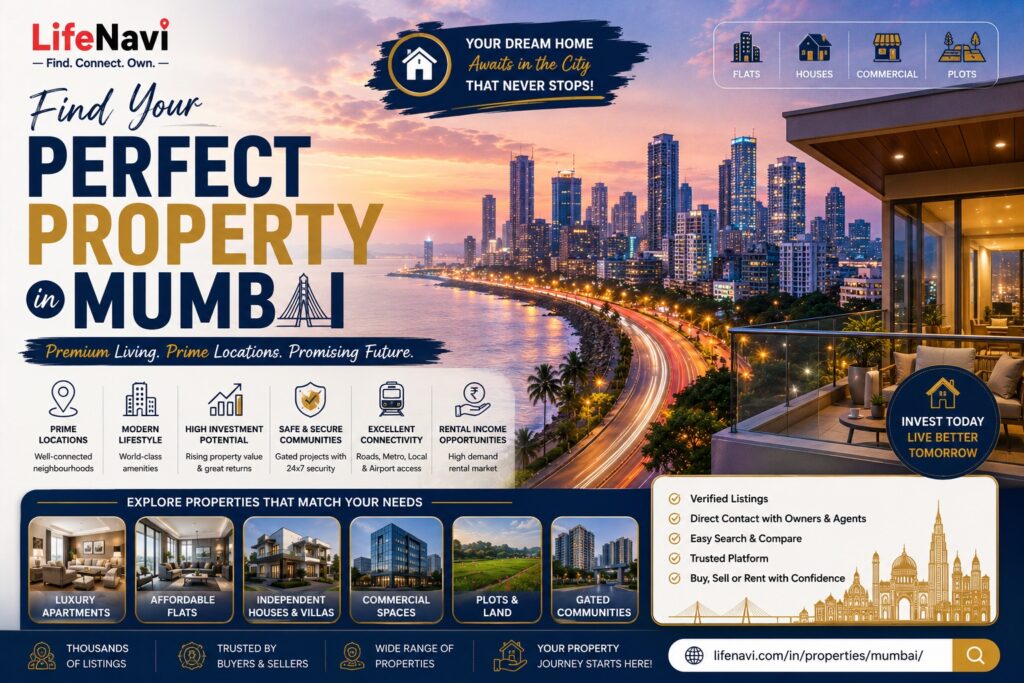 Properties in Mumbai – Find Your Perfect Property with LifeNavi