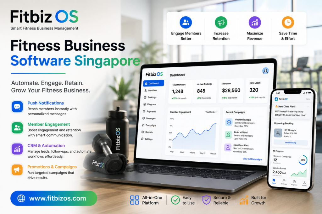 Fitness Business Software Singapore: Why Push Notifications Are Becoming Essential for Member Engagement