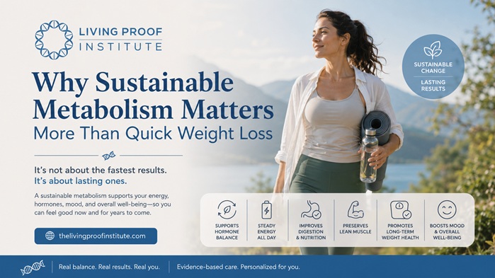 Why Sustainable Metabolism Matters More Than Quick Weight Loss