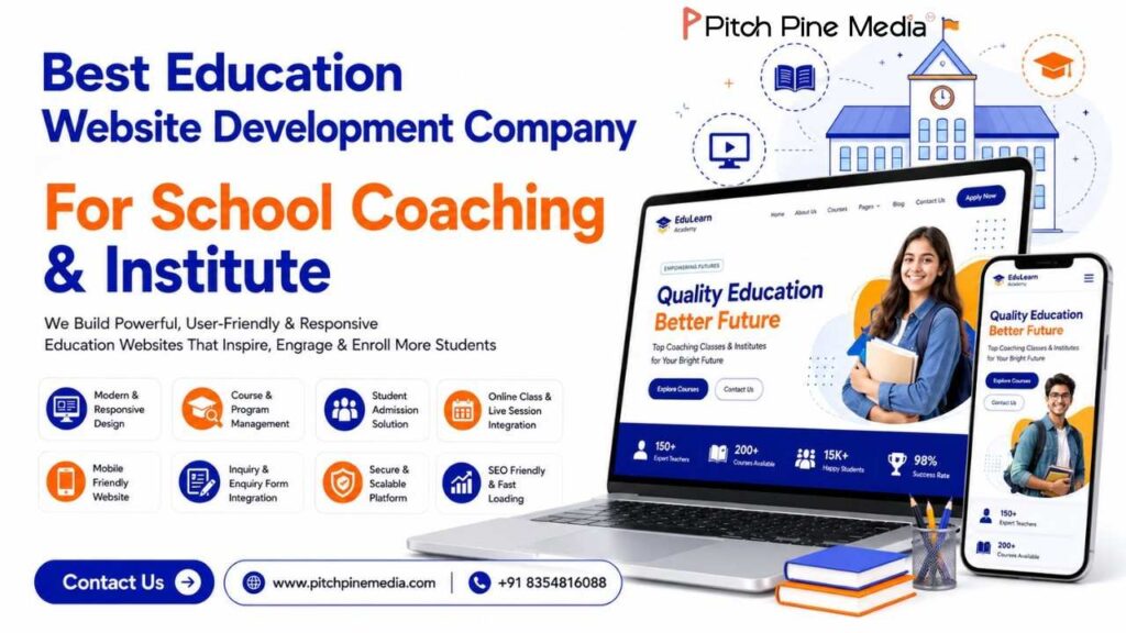 School Website Development Company for Better Online Visibility