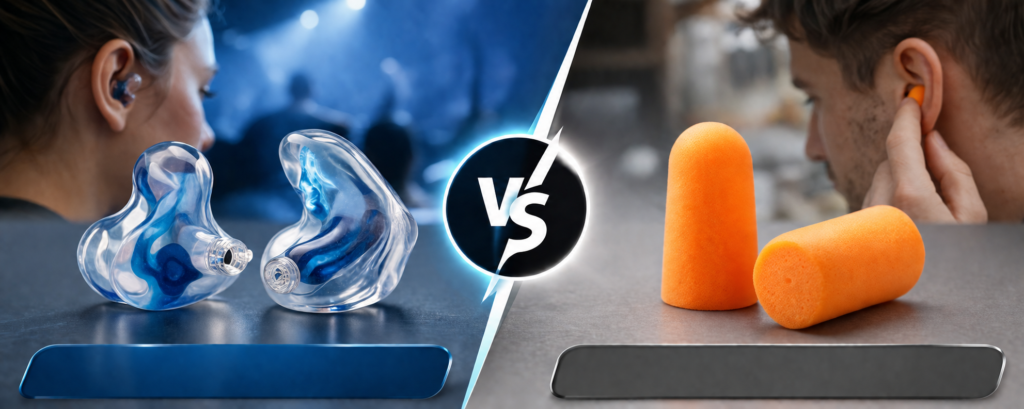 Custom Earplugs vs. Standard Earplugs: An Everything Comparison Guide