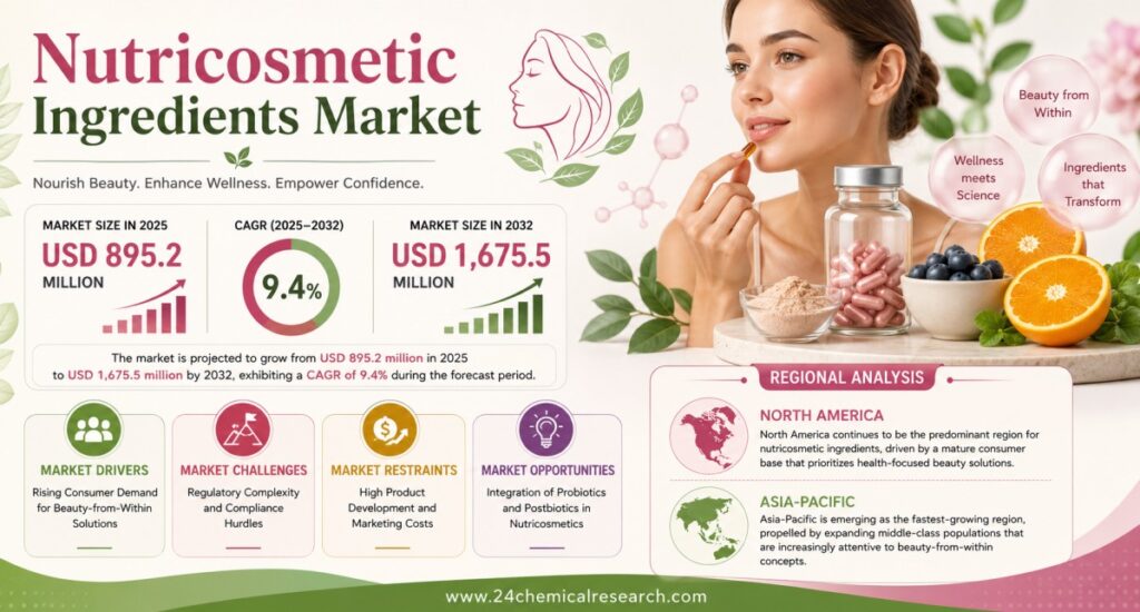 Nutricosmetic Ingredients Market Size, Share & Forecast (2026-2034)