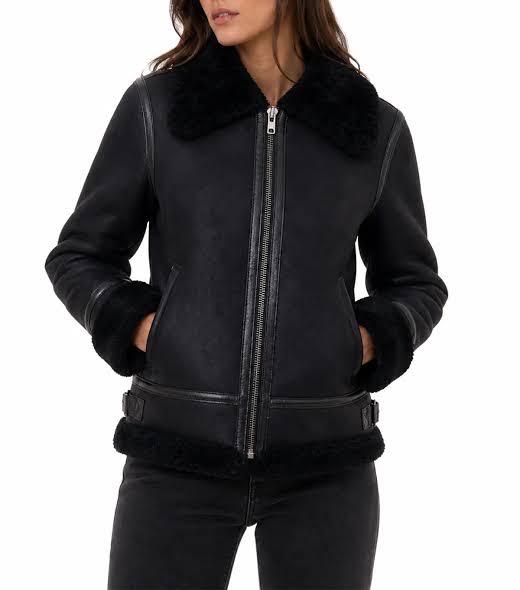 Aviator Jacket Women’s Leather The Perfect Blend of Classic Style and Modern Elegance