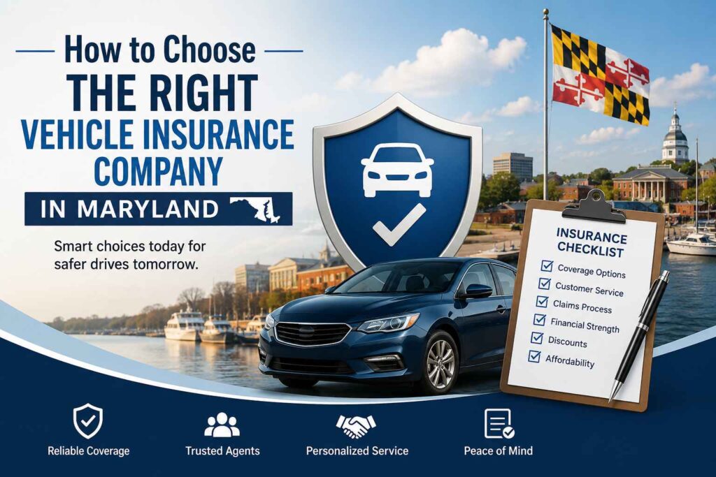 How to Choose the Right Vehicle Insurance Company in Maryland