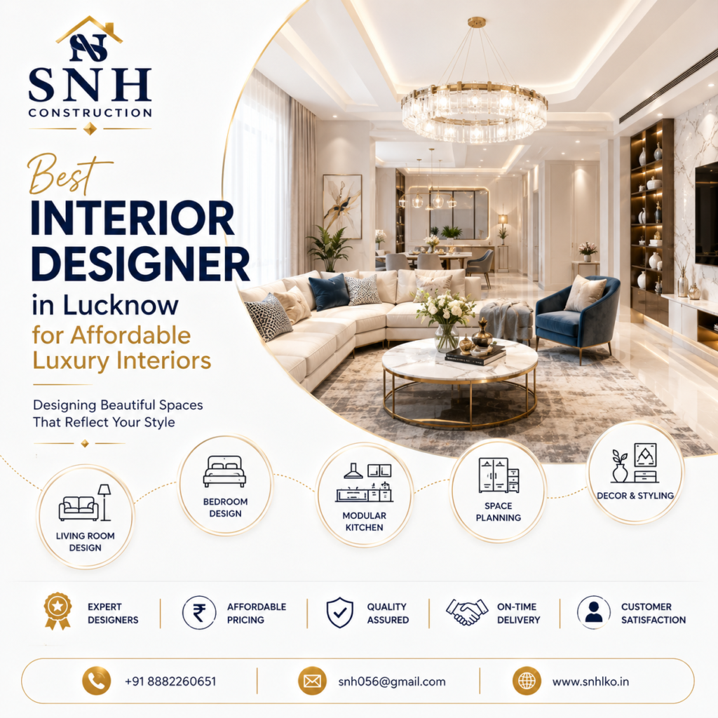 Interior Designer in Lucknow: Transform Every Corner of Your Home