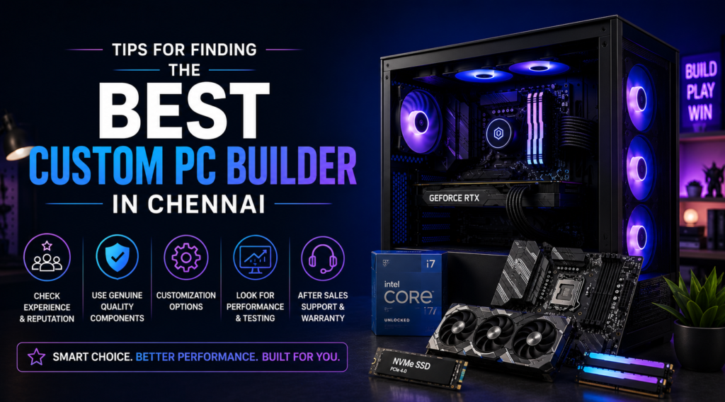 Tips for Choosing the Right Custom PC Builder in Chennai