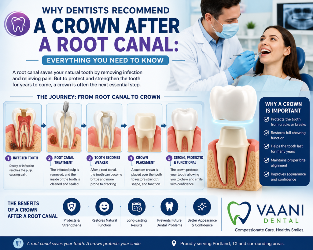 Why Dentists Recommend a Crown After a Root Canal: Everything You Need to Know