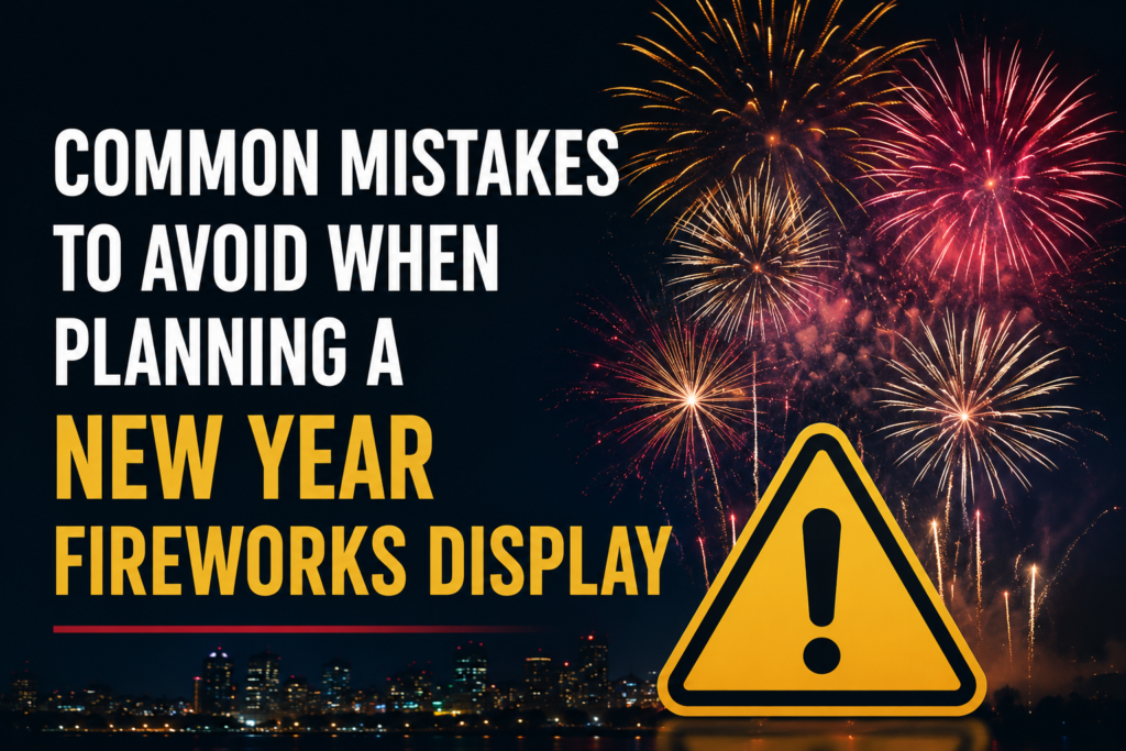 Common Mistakes to Avoid When Planning a New Year Fireworks Display