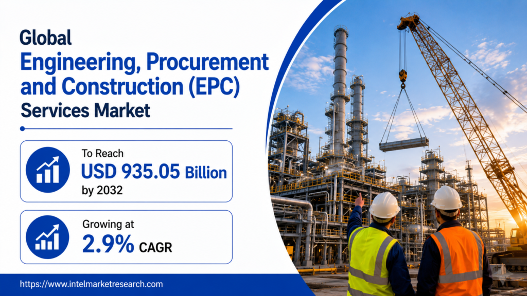 Global Engineering, Procurement and Construction (EPC) Services Market to Reach USD 935.05 Billion by 2032, Growing at 2.9% CAGR