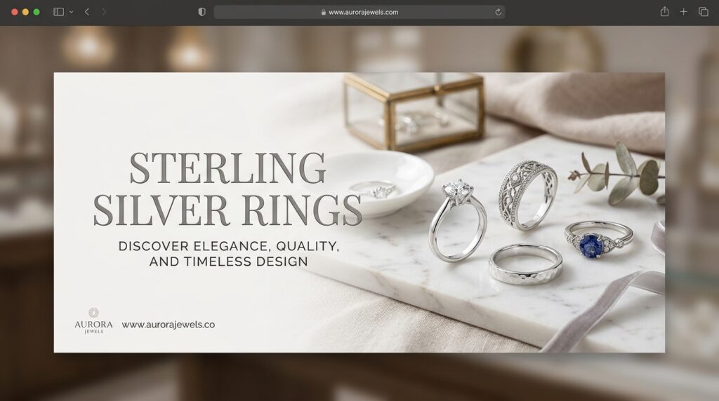 Modern Sterling Silver Ring Collection Ideas